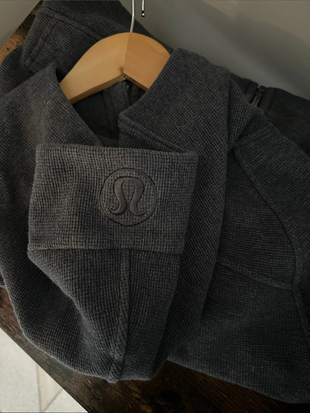 Lululemon Scuba Oversized Full Zip Waffle Hoodie